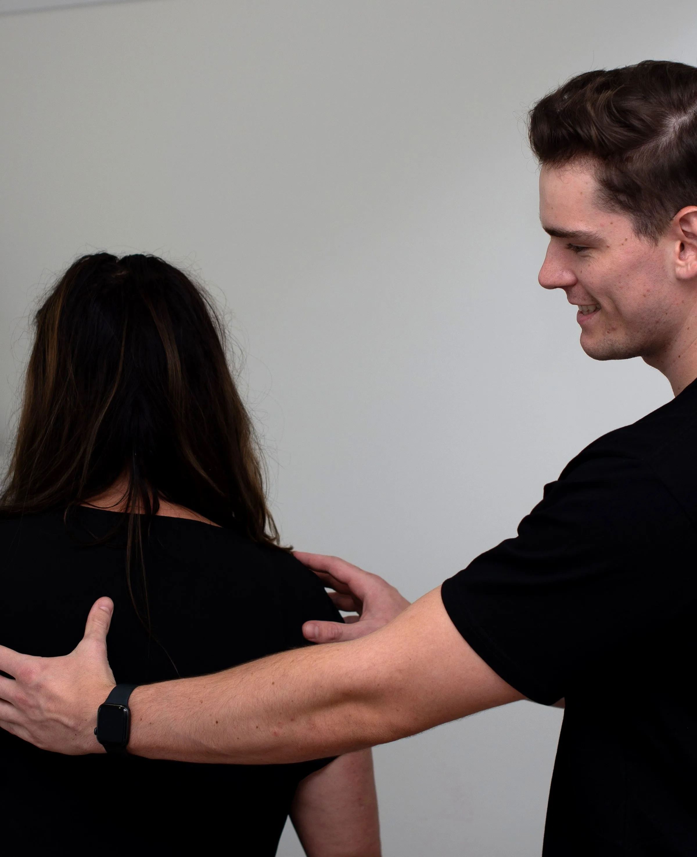 Practitioner in consultation with a patient