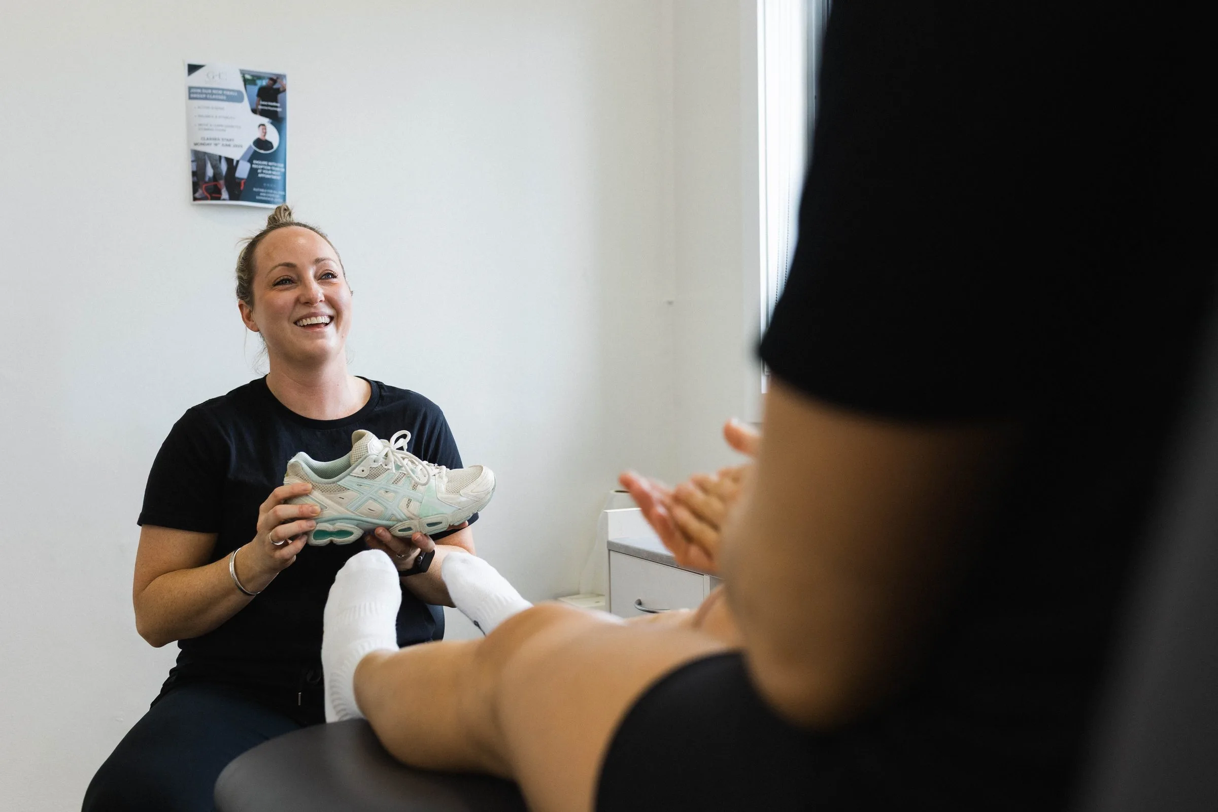 Custom orthotics fitted at Gladesville Healthcare